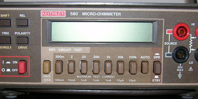 Keithley 580 | Micro Ohmmeter Picture Box