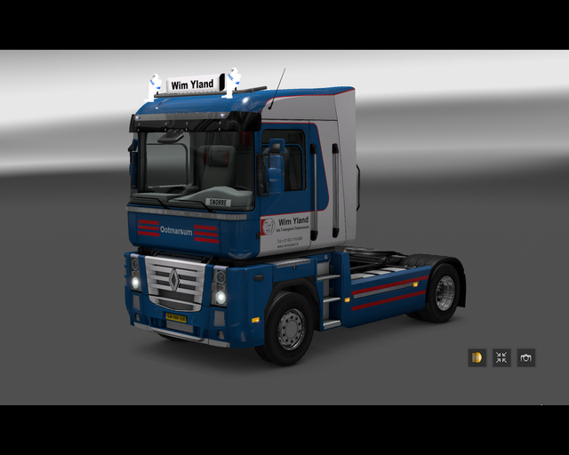 ets2 Renault Magnum 4x2 Wim Yland Ootmarsum Hollan prive skin ets2