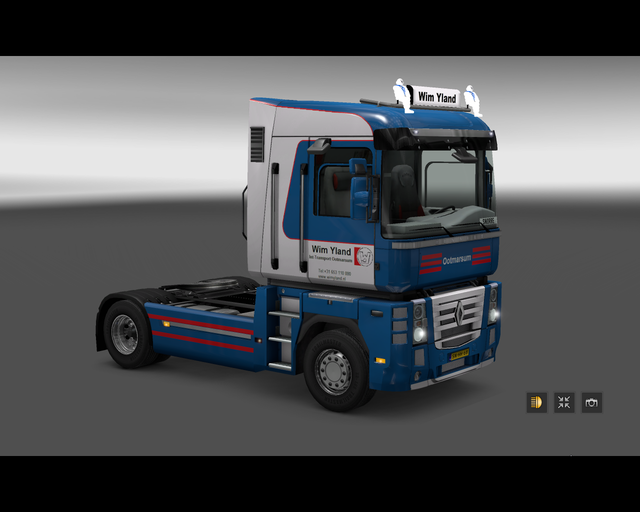 ets2 Renault Magnum 4x2 Wim Yland Ootmarsum Hollan prive skin ets2