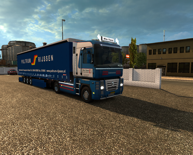 ets2 Renault Magnum 4x2 Wim Yland Ootmarsum Hollan prive skin ets2