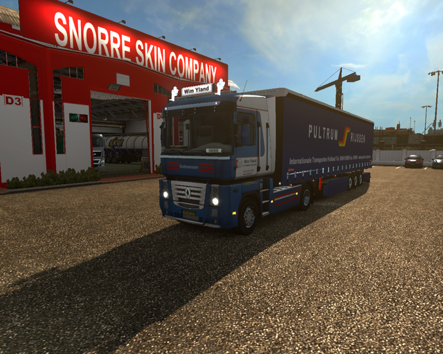 ets2 Renault Magnum 4x2 Wim Yland Ootmarsum Hollan prive skin ets2