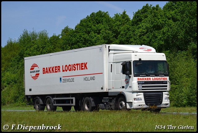 BT-LR-46 DAF 105 Bakker Logistiek-BorderMaker Rijdende auto's 2016