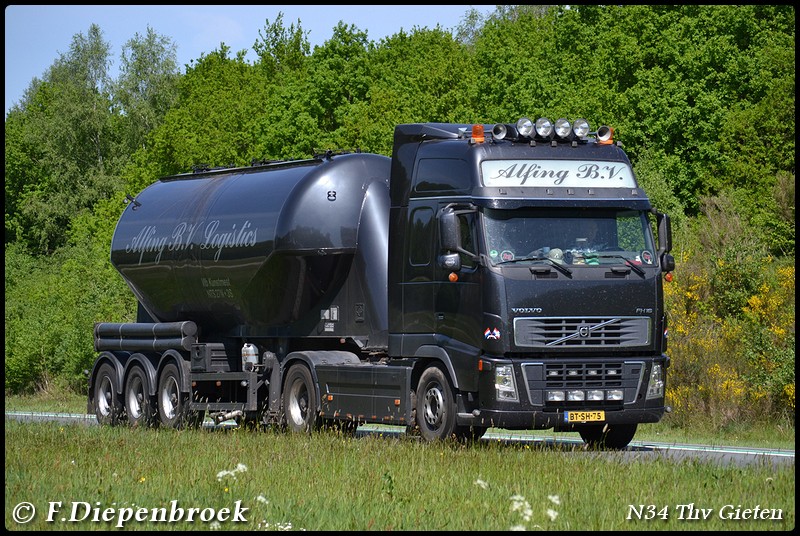 BT-SH-75 Volvo FH Alfing-BorderMaker - Rijdende auto's 2016