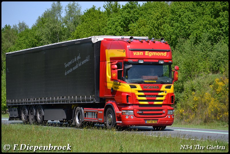 BT-BS-93 Scania R500 van Egmond-BorderMaker - Rijdende auto's 2016