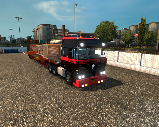 ets2 Daf 3600 6x4 + Exeptionel trailer van Seumere prive skin ets2