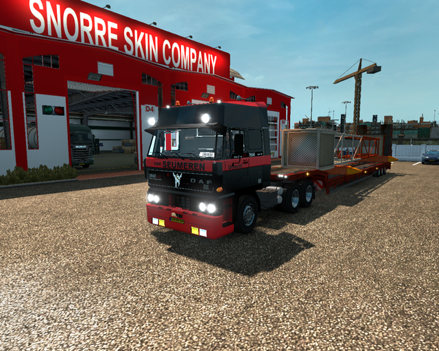 ets2 Daf 3600 6x4 + Exeptionel trailer van Seumere prive skin ets2