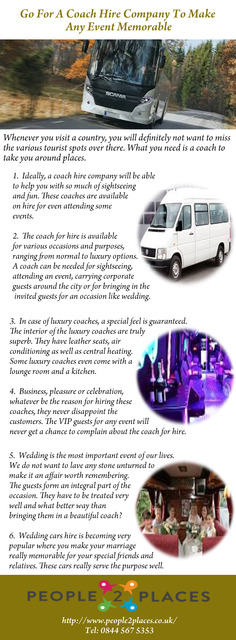 Go For A Coach Hire Company To Make Any Event Memo  Go For A Coach Hire Company To Make Any Event