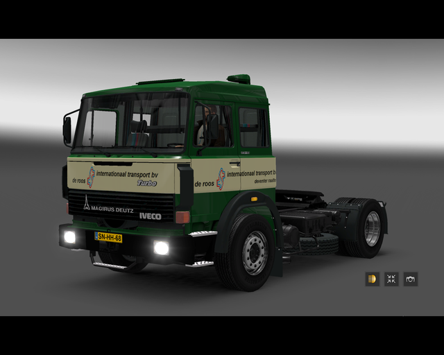 ets2 Iveco/Magirus 4x2 de roos int transport Deven prive skin ets2