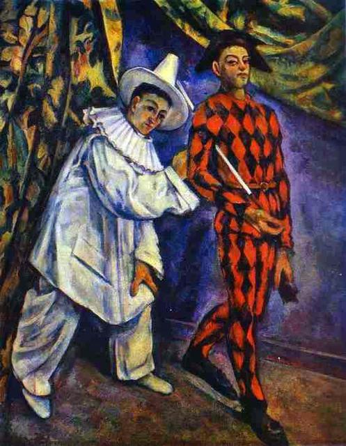 Paul CÃ©zanne- Pierrot and Harlequin Cezanne