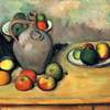 still-life-jug-and-fruit-on... - Cezanne