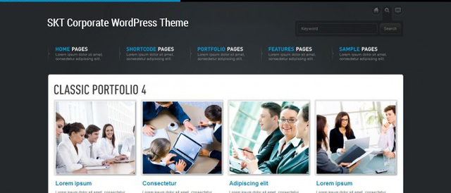 corporate wordpress themes SKT Themes