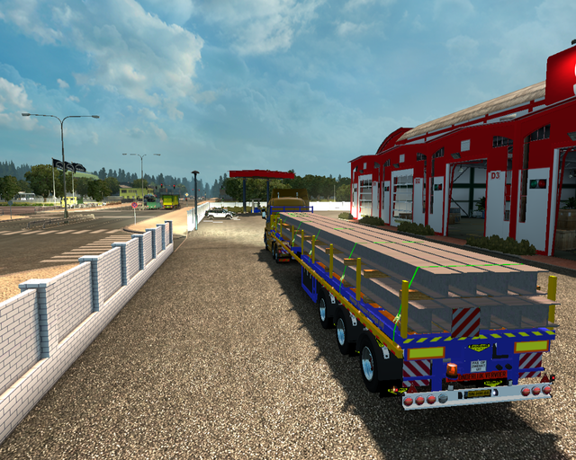 ets2 Scania T730 normal 6x4 + Brohuis schuiftraile prive skin ets2