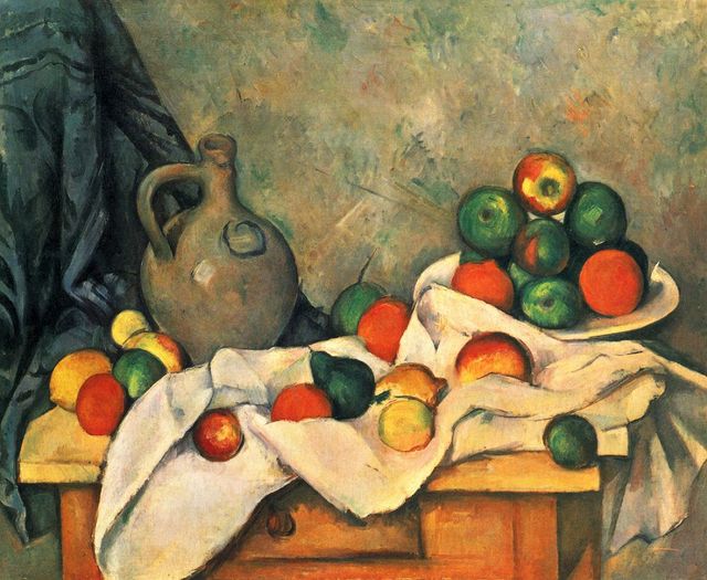 rideau-cruchon-et-compotier Cezanne