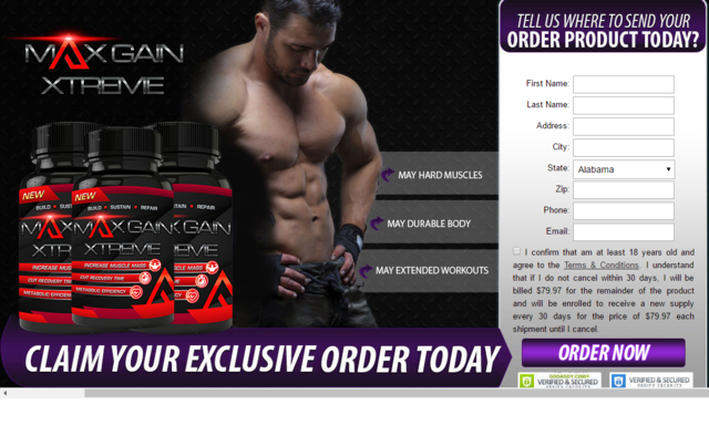 building Max Gain Xtreme http://www.myfitnessfacts.com/max-gain-xtreme