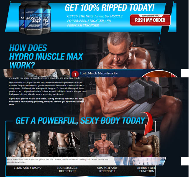 Hydro Muscle Max How does working of Hydro Muscle Max?