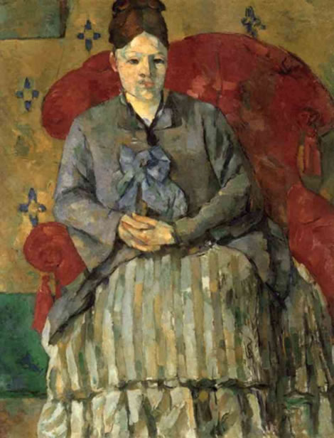 Chair Curves Comparison, Stripe Pattern Used Again Cezanne