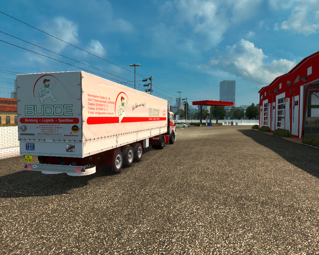 ets2 Mercedes SK 1844 4x2 + 3 achsplane Bodde Logi prive skin ets2