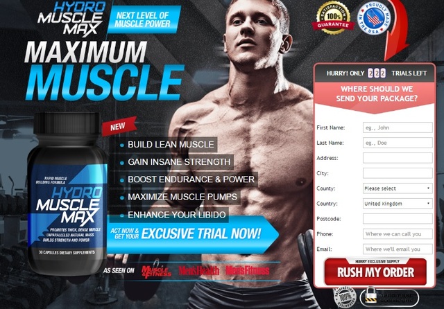 Hydro Muscle Max Trail http://www.circlehealthclub.com/hydro-muscle-max/