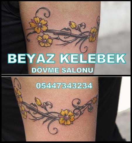 dövme modelleri Beyaz Kelebek Dövme Modelleri