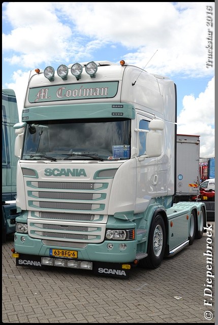 63-BFG-6 Scania R Cooiman-BorderMaker Truckstar 2016
