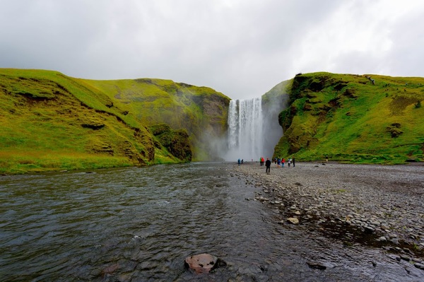 Skogafoss-Waterfall in Iceland Picture Box