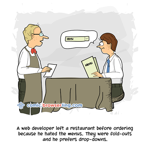 Restaurant - Web Joke Tech Jokes