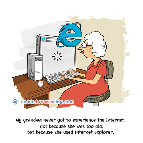 Grandma - Web Joke Tech Jokes