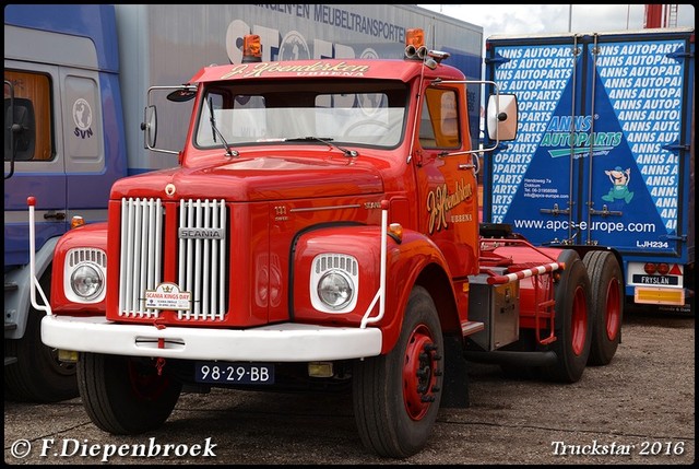 98-29-BB Scania 111 Hoenderken-BorderMaker Truckstar 2016
