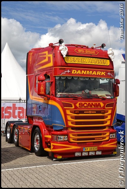 AY18838 Scania R Hendrik Hansen-BorderMaker Truckstar 2016