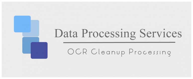 OCR Cleanup Processing OCR Cleanup Processing
