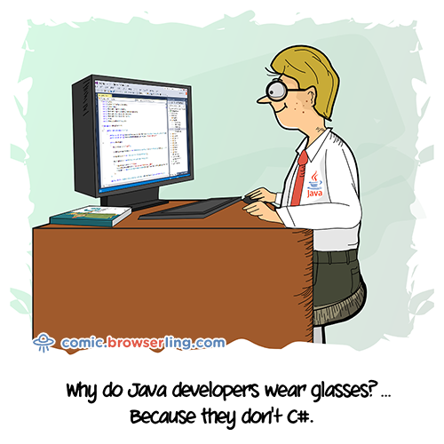 glasses - Web Joke Tech Jokes