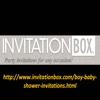 Baby Shower Invitations For Boys