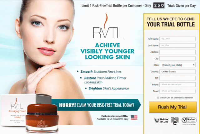 RVTL Anti-Aging Cream How RVTL Anti Aging Cream does work?