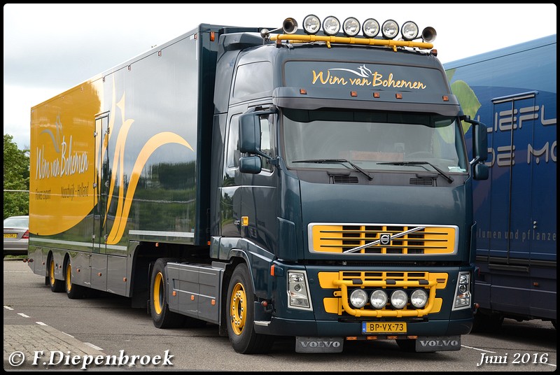 BP-VX-73 Volvo FH Wim van Bohemen-BorderMaker - 2016