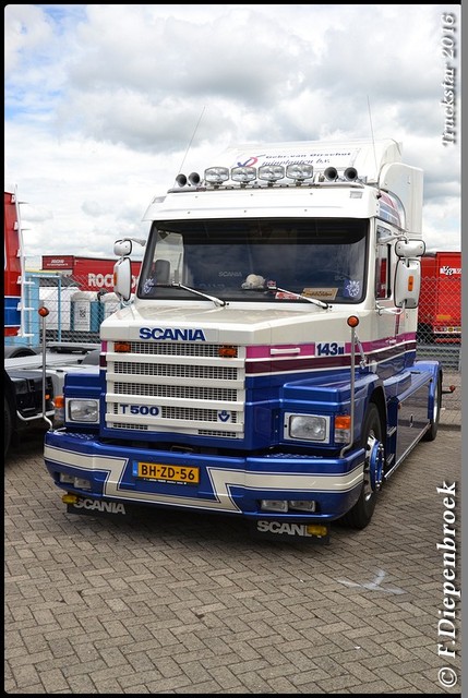 BH-ZD-56 Scania T143 Gebr van Oirschot-BorderMaker Truckstar 2016