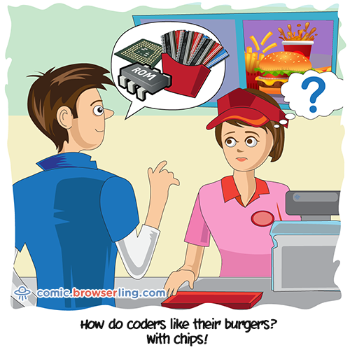 Burgers -Web Joke Tech Jokes