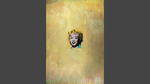 Warhol's-1962 Gold Marilyn Comparing Masterpiece Andy-Warhol ( Gold Thinker) Early 1960's Andy Warhol Painting- "A Gold Marilyn 'Comparable' Masterpiece"  "EVIDENCE RESEARCH WEBSITE" Viewing Only