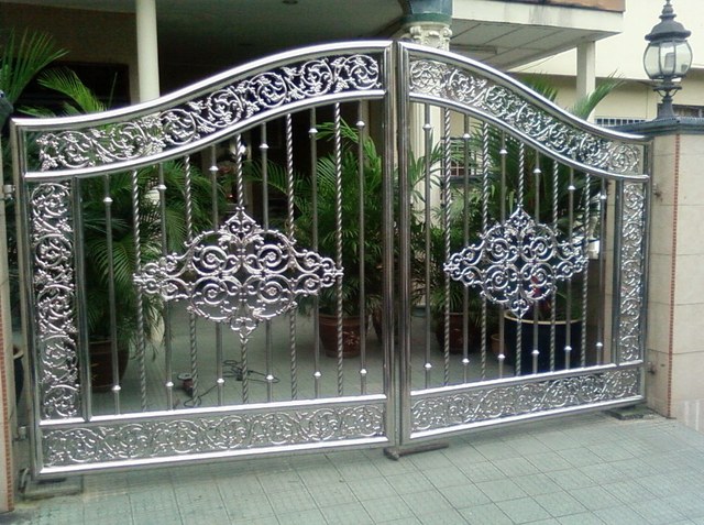 inox dekorativna kapija STAINLESS STEEL GATE