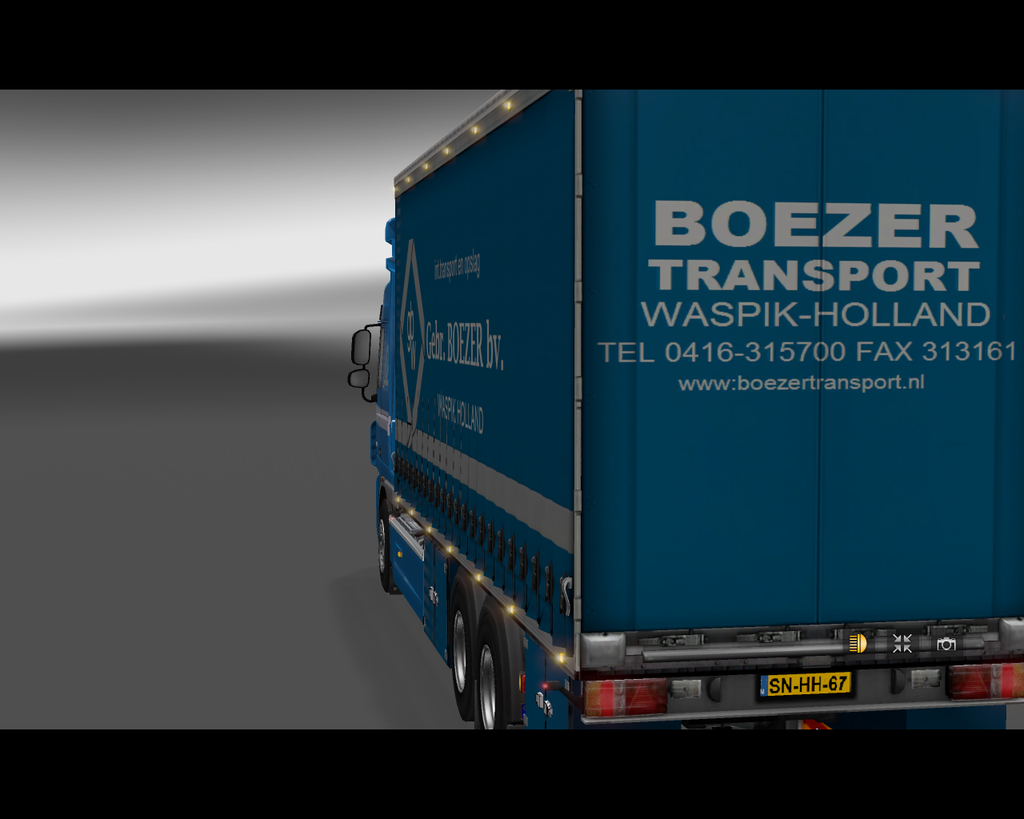 ets2 Daf 105 XF 6x4 BDF Gebr. Boezer bv - prive skin ets2