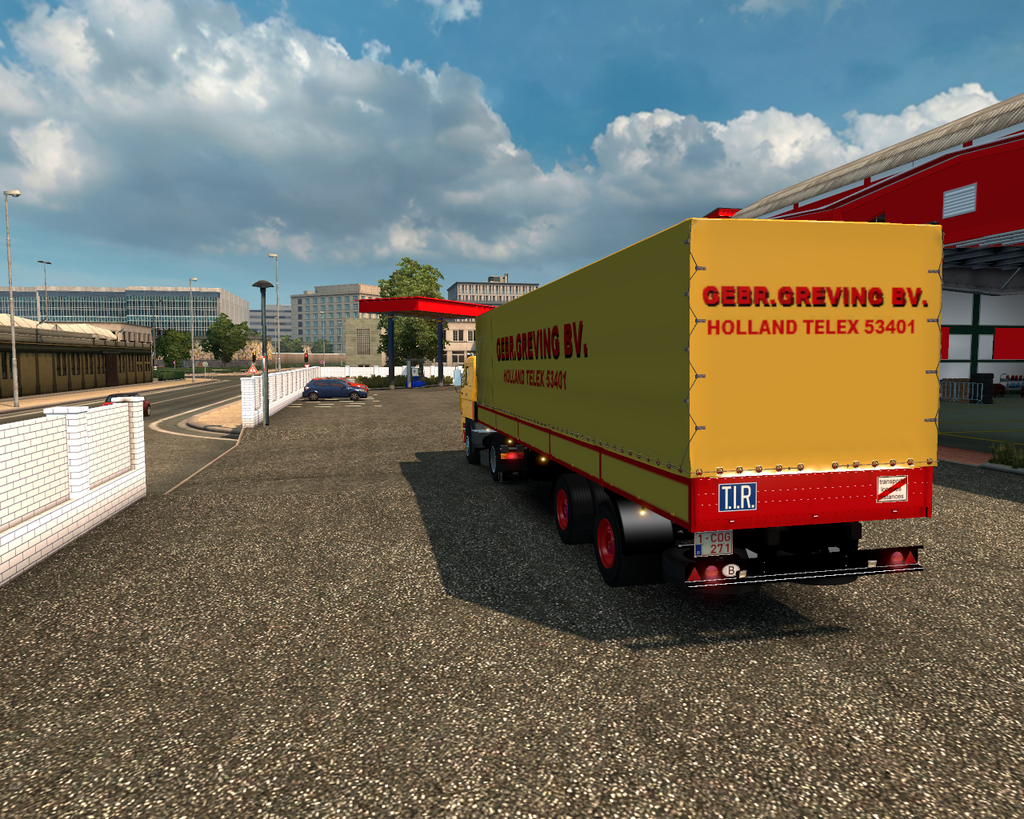 ets2 Daf 3300 4x2 Lowcab + 2 asser Planetrailer Ge - prive skin ets2