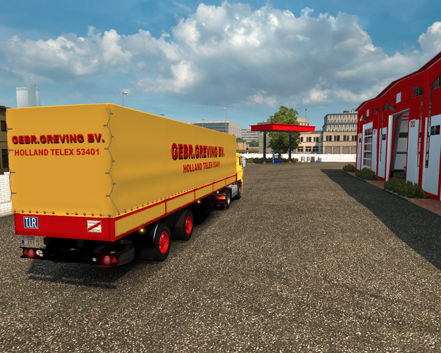 ets2 Daf 3300 4x2 Lowcab + 2 asser Planetrailer Ge prive skin ets2