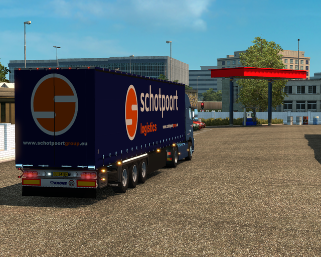 ets2 Volvo Fh Classic 4x2 + Krone Zeiltrailer Scho prive skin ets2