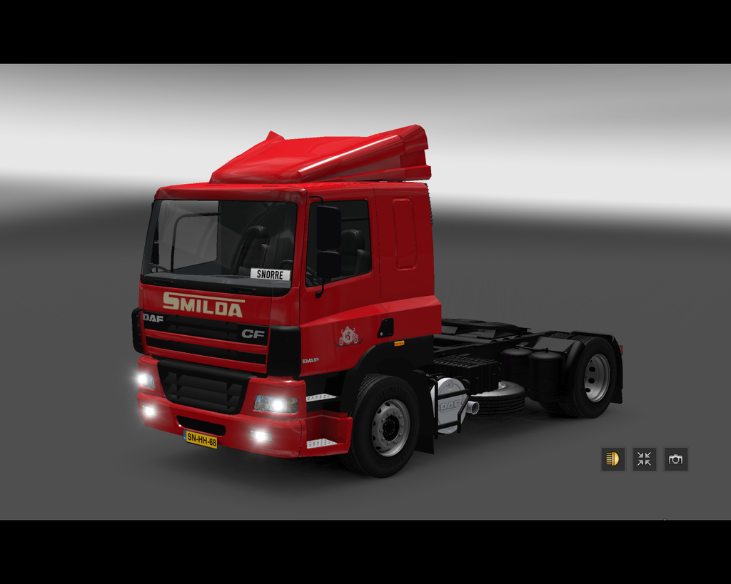ets2 Daf CF85 lowcab 4x2 Smilda & Zn Leek Holland  - prive skin ets2