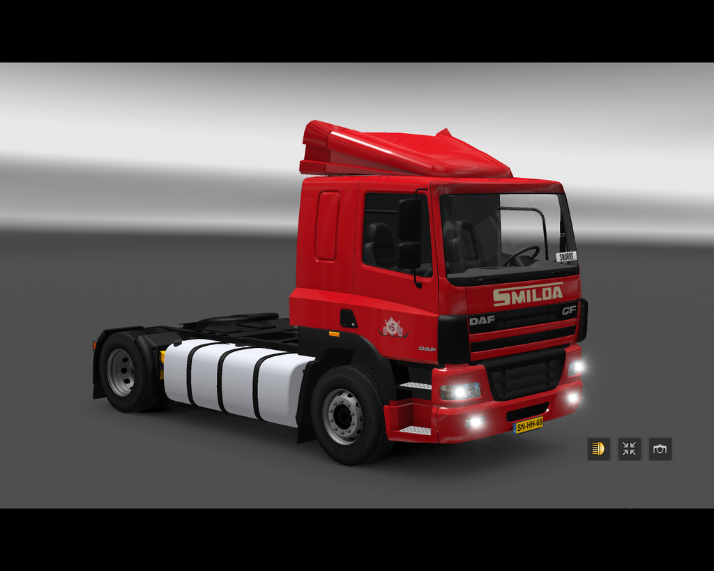 ets2 Daf CF85 lowcab 4x2 Smilda & Zn Leek Holland  - prive skin ets2