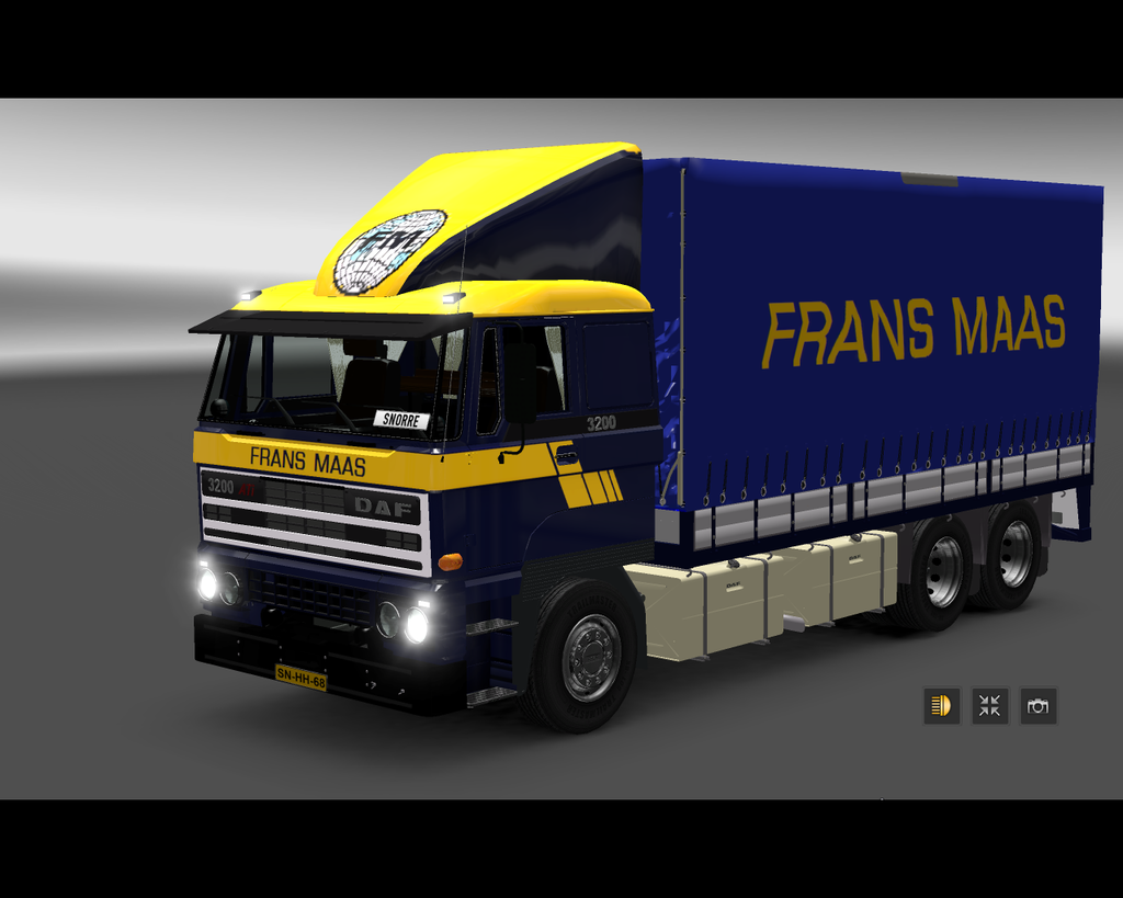 ets2 Daf 3200 ATI 6x4 BDF Frans Maas transport Hol - prive skin ets2