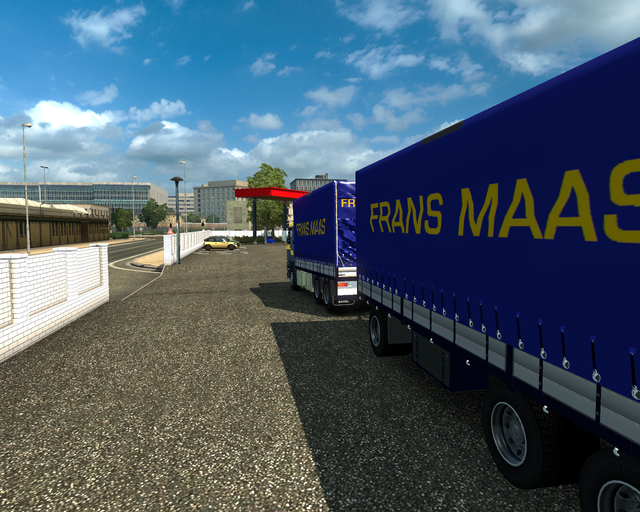 ets2 Daf 3200 ATI 6x4 BDF + Aanhanger Frans Maas t prive skin ets2