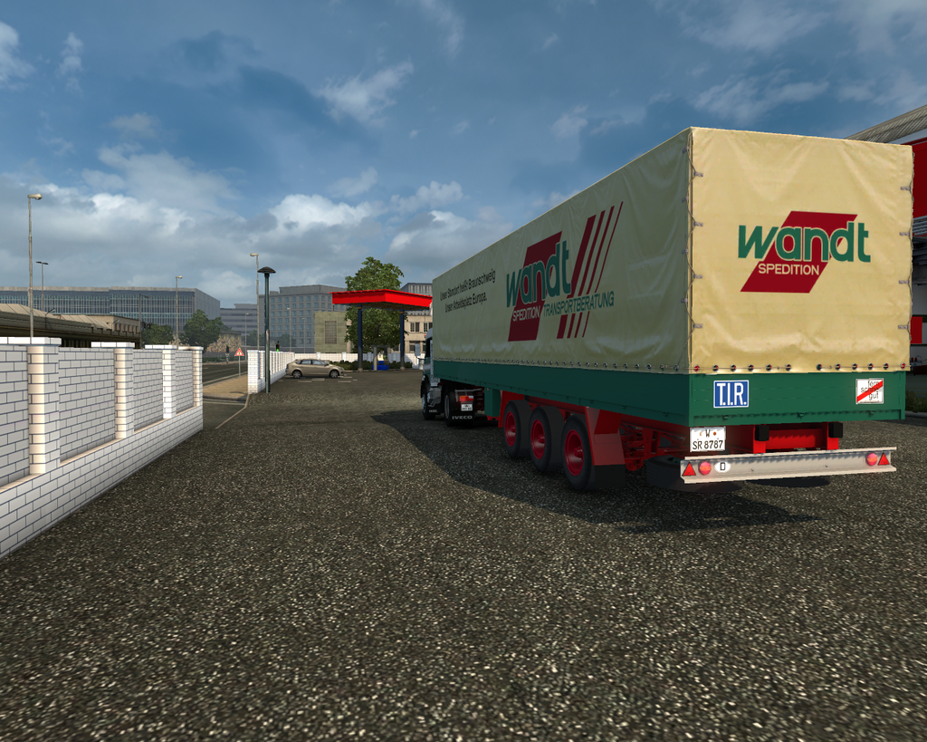 ets2 Iveco Turbo 4x2 + 3as Planetrailer Wandt Sped - prive skin ets2