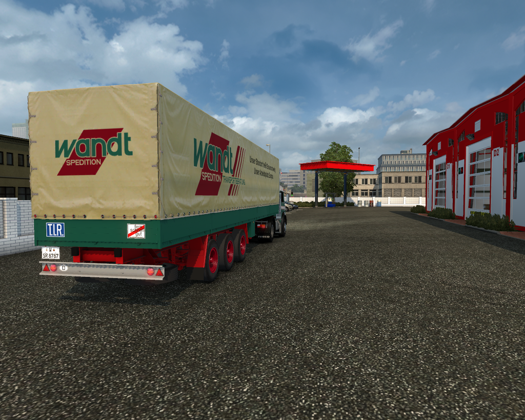 ets2 Iveco Turbo 4x2 + 3as Planetrailer Wandt Sped - prive skin ets2