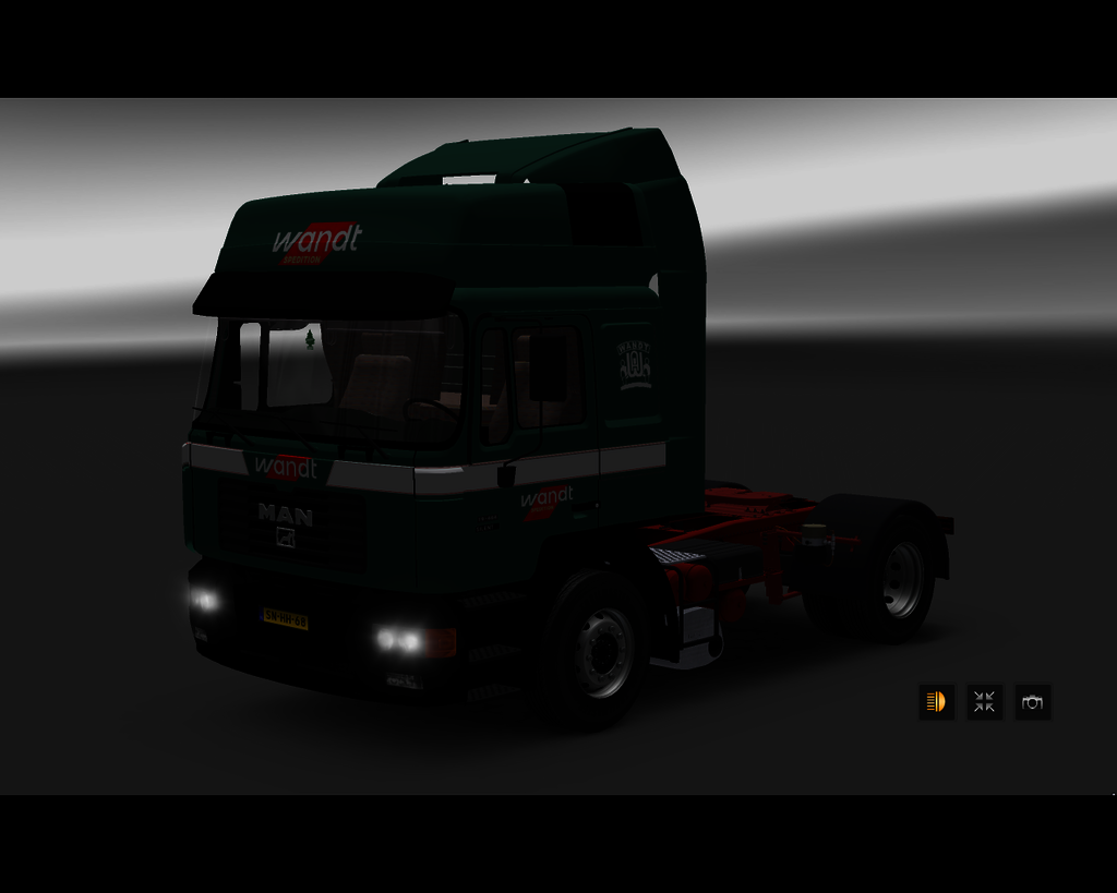 ets2 Man F2000 4x2 Commander Wandt Spedition Braun - prive skin ets2