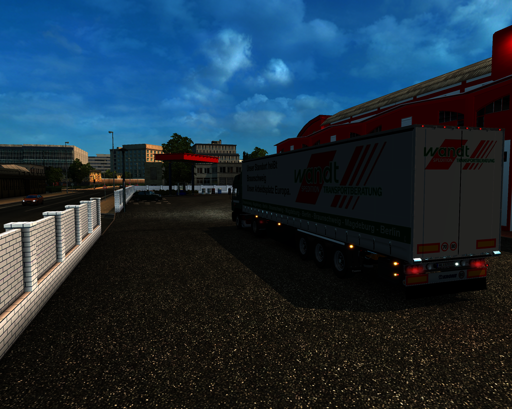 ets2 Man F2000 4x2 Commander + Krone Profiliner Wa - prive skin ets2